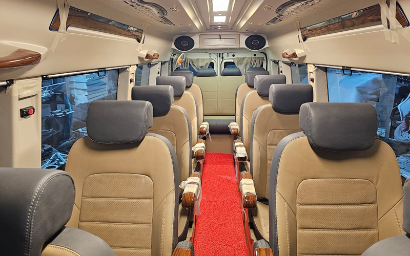 Tempo Traveller 16 Seater